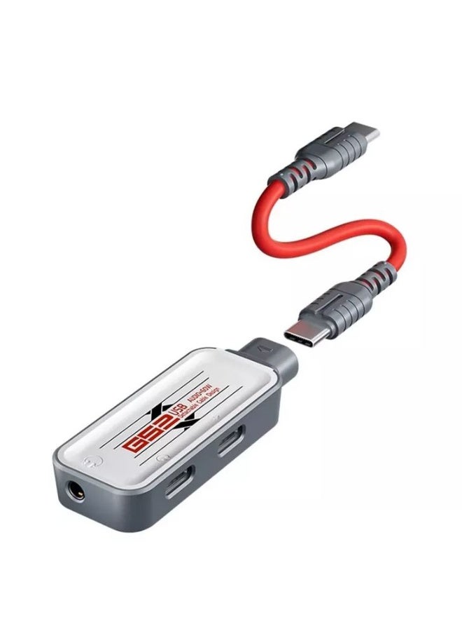 بليكستون بلكستون جي إس 2 محوّل ألعاب قابل للفصل ثلاثة في واحد دبل تايب سي + دبوس ، محوّل ومهايئ صوت عالي الدقة مع شحن سريع بقدرة 60 واط، مع كابل إضافي بطول 60 سنتم ، متوافق مع ريد ماجيك، آيباد، آيفون، الهواتف المحمولة، أجهزة اللابتوب، سامسونج وأندرويد - Image 1